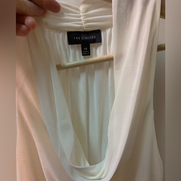 The Limited Cream Cowl neck blouse size XS - Picture 6 of 6